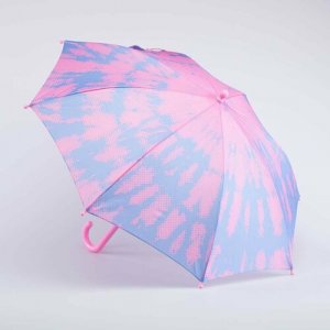 Зонт-трость , синий, розовый КОТОФЕЙ. Цвет: розовый/синий