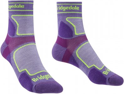 Ультралегкие носки T2 COOLMAX Sport 3/4 — женские , фиолетовый Bridgedale