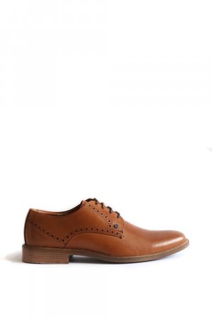 Кожаные деловые туфли Harvey Derby , коричневый Lambretta