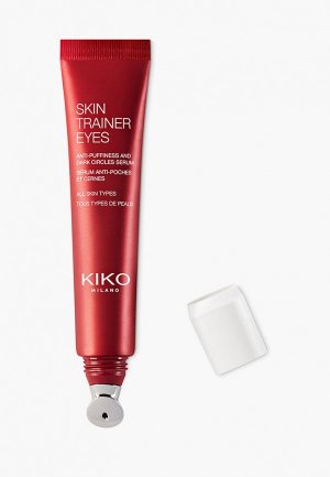 Сыворотка для кожи вокруг глаз Kiko Milano с тонизирующим эффектом SKIN TRAINER EYES, 15 мл. Цвет: прозрачный