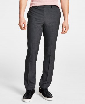 Мужские эластичные брюки современного кроя , серый DKNY