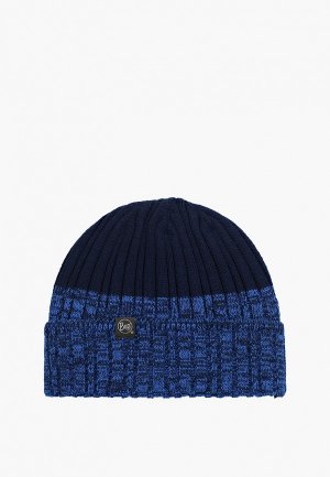 Шапка Buff Knitted & Fleece Band Hat IGOR. Цвет: синий