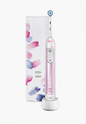 Электрическая зубная щетка Oral B Genius X 20000N Special Edition Розовая. Цвет: розовый