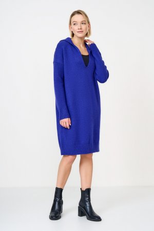 Платье BAON. Цвет: синий