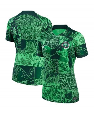 Женская зеленая сборная Нигерии 2022/23, реплика домашнего стадиона Breathe, пустая футболка , зеленый Nike