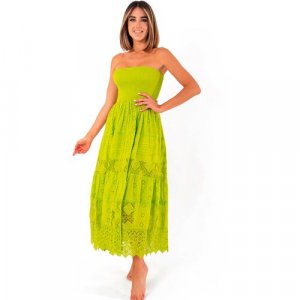 Пляжное платье , размер 44, зеленый David. Цвет: зеленый/салатовый
