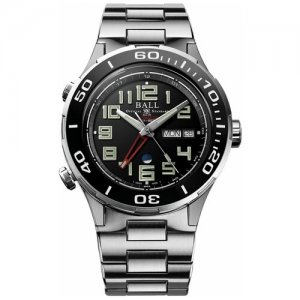 Наручные часы DG3036B-S1C-BK BALL. Цвет: серебристый