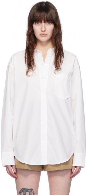 Белая рубашка с карманом Alexanderwang.T