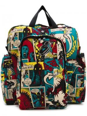 Рюкзак с графическим принтом Jean Paul Gaultier Vintage. Цвет: разноцветный