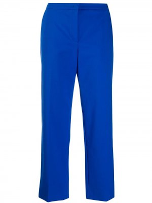 Укороченные расклешенные брюки Escada. Цвет: синий