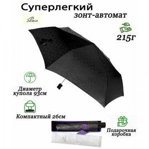 Мини-зонт , черный Sponsa. Цвет: черный