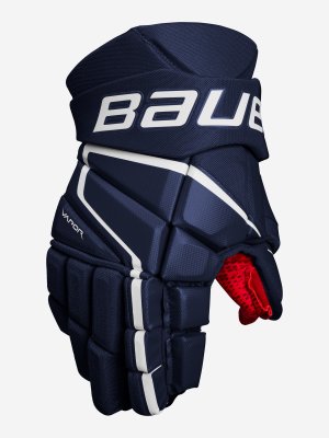 Перчатки хоккейные Vapor 3X SR, Синий Bauer. Цвет: синий