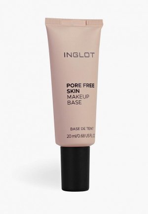 Праймер для лица Inglot Makeup base pore free skin, 20 мл. Цвет: бежевый
