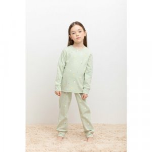 Пижама , размер 56/110, зеленый crockid. Цвет: зеленый
