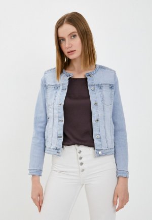 Куртка джинсовая Zolla. Цвет: голубой