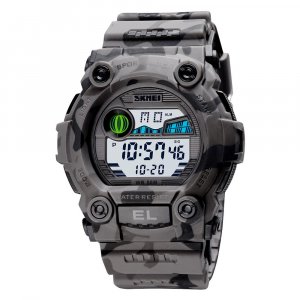 SKMEI модные спортивные часы военные цифровые наручные с будильником Chrono водонепроницаемые электронные мужские