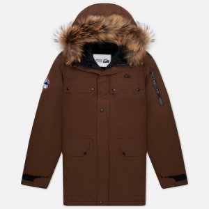 Мужская куртка парка Polus Arctic Explorer. Цвет: коричневый