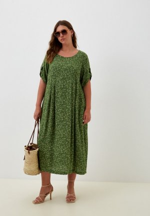 Платье Intikoma. Цвет: зеленый