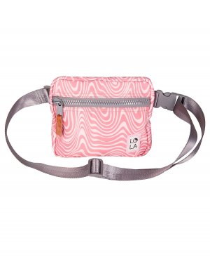 Миниатюрная поясная сумка Ripple в стиле хиппи , розовый Lola