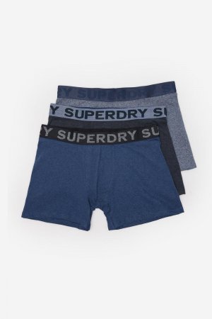 Тройной пакет боксеров, темно-синий Superdry
