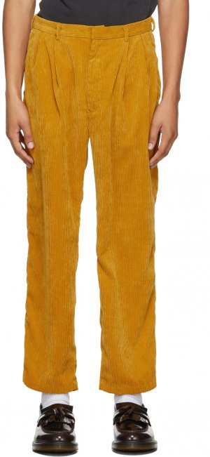 Желтые вельветовые брюки Remi Relief
