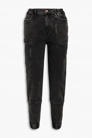 Carter зауженные джинсы с высокой посадкой и потертостями , древесный уголь Retrofête