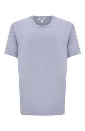 Хлопковая футболка James Perse. Цвет: голубой