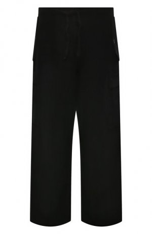 Хлопковые брюки-карго Pence. Цвет: чёрный