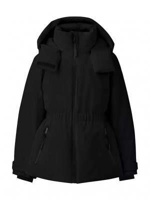 Эластичная пуховая лыжная куртка Moon-T для маленьких девочек и , черный Mackage