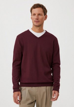 Пуловер Finn Flare. Цвет: бордовый