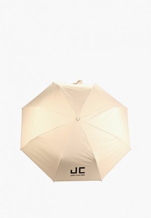 Зонт складной JC Just Clothes. Цвет: бежевый