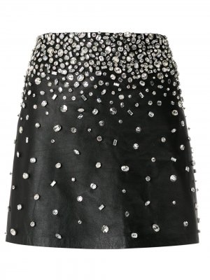 Декорированная юбка мини Sinah Andrea Bogosian. Цвет: черный