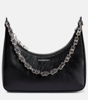 Кожаная сумка через плечо Moon Cut Out Mini , черный Givenchy