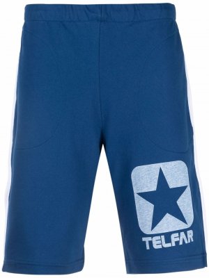 Спортивные шорты с логотипом Converse. Цвет: синий
