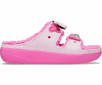 Сандалии Barbie Cozzzy мужские, цвет Electric Pink Crocs