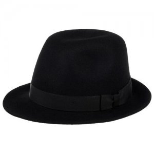 Шляпа трилби CHRISTYS HENLEY cwf100056, размер 57. Цвет: черный