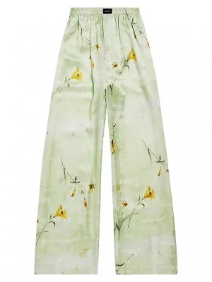 Пижамные штаны «Лилии» , зеленый Balenciaga