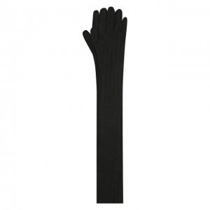 Шерстяные перчатки Dries Van Noten. Цвет: чёрный