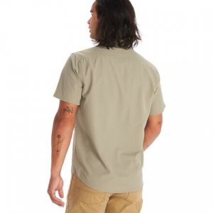 Рубашка Aerobora с короткими рукавами мужская , цвет Vetiver Marmot