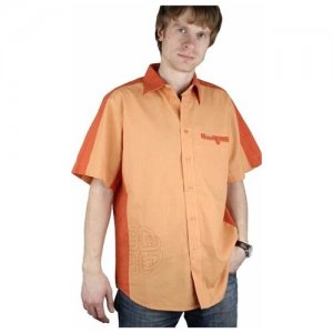Рубашка мужская Casual Grafic K, рос.р-р: 48/M Maestro. Цвет: оранжевый