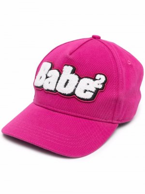Бейсбольная кепка с нашивкой Dsquared2. Цвет: розовый