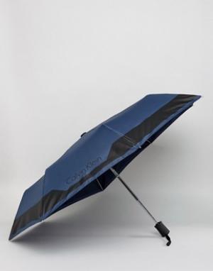 Зонт Calvin Klein. Цвет: синий