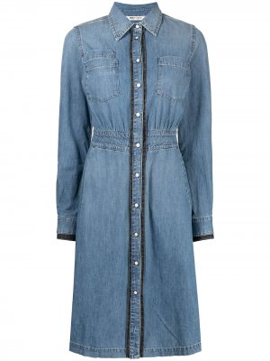 Denim midi shirt dress Ports 1961. Цвет: синий