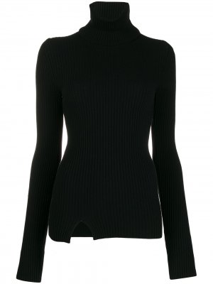 Трикотажный свитер с высоким воротником Isabel Benenato. Цвет: черный