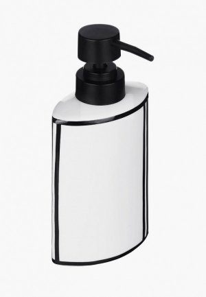 Дозатор для мыла Moroshka Grafica 5х8,5х17,2 см. Цвет: белый