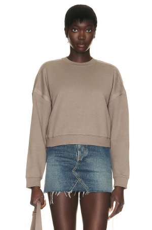 Свитер Round Neck Sweatshirt, цвет Mastic Saint Laurent