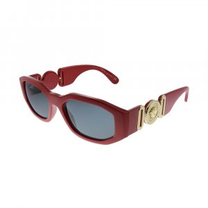 VE 4361 533087 Солнцезащитные очки унисекс с геометрическим рисунком красные Versace