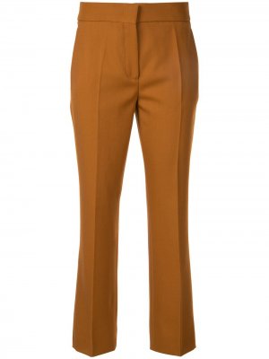 Укороченные брюки кроя слим Cédric Charlier. Цвет: коричневый