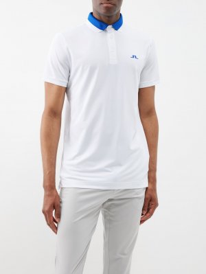 Техническая рубашка-поло benji для гольфа J.Lindeberg, белый J.LINDEBERG