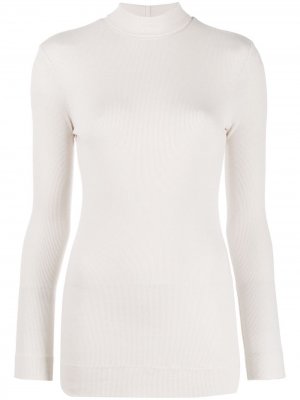 Пуловер с высоким воротником SLY010. Цвет: нейтральные цвета